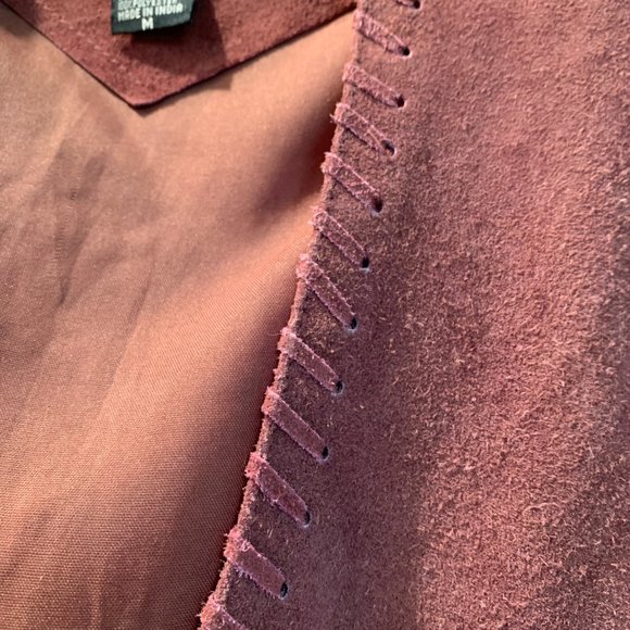 Katch Me suede vest size medium excellent condition - Picture 6 of 9